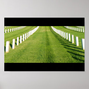 Poster Pierres tombales de cimetière