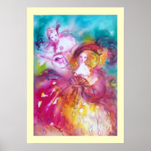 Poster Pierrot et Arlequine
