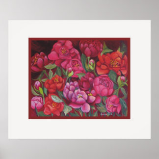 Poster Pies roses