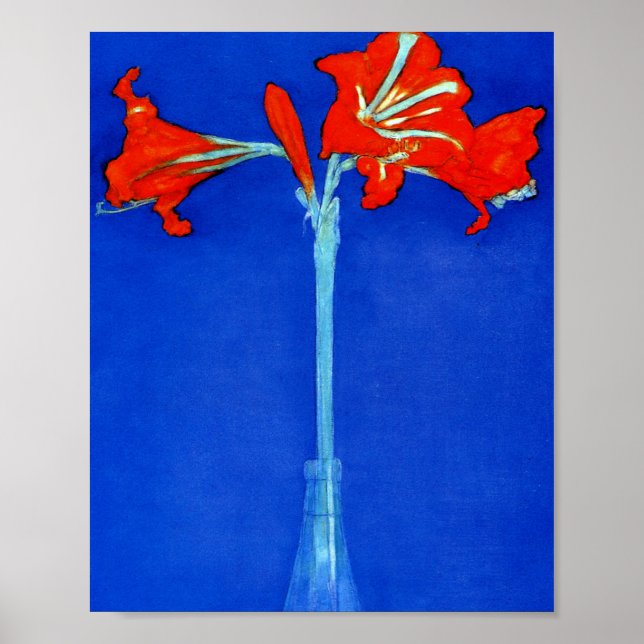 Poster Piet Mondrian Amaryllis (Devant)