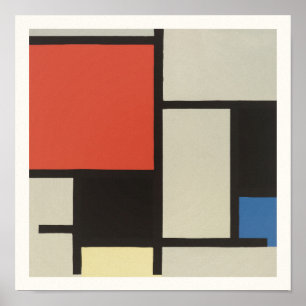POSTER : PIET MONDRIAN : ZUSAMMENSETZUNG 1921