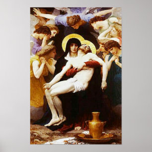 Poster Pieta Jesus Crucifixion Lamentation Vierge Marie 0