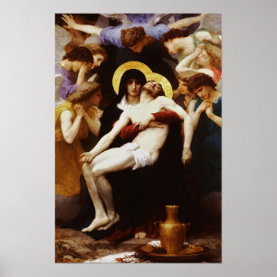 Poster Pieta Jesus Crucifixion Lamentation Vierge Marie A