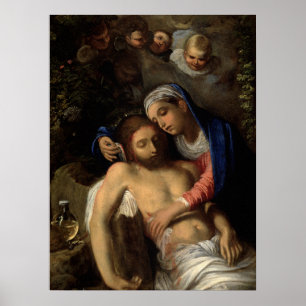 Poster Pietà (Marie et Jésus) (par Adam Elsheimer)