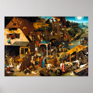 Poster Pieter Bruegel Célèbre Arts Visuels Pays-Bas Prove