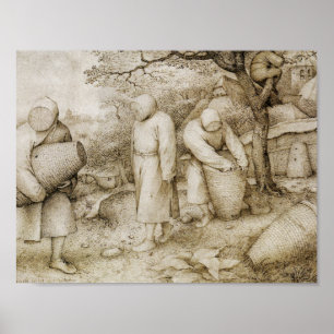 Poster Pieter Bruegel l'Ancien - Les apiculteurs