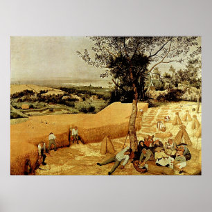 Poster Pieter Bruegel's The Harvesters (1565)
