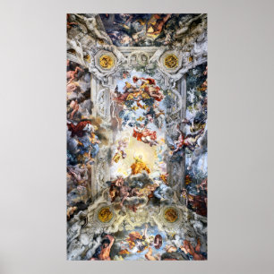 Poster Pietro da Cortona - Triumph of Divine Providence