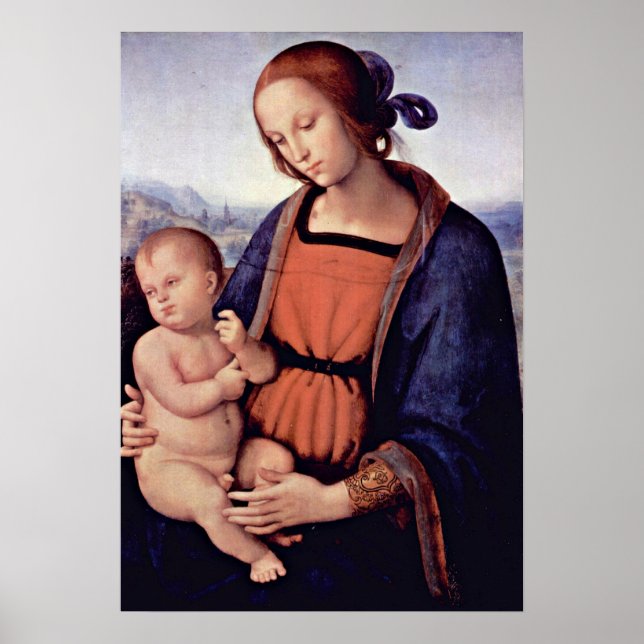 Poster Pietro Perugino - Madonna (Devant)
