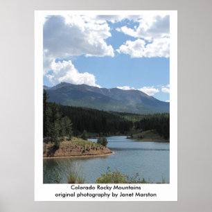 Poster Pikes Peak at Catamount Reservoir, Colorado