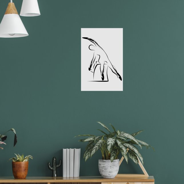 Poster Pilates Mermaid Pose - Wunda Chaise (Salon 1)
