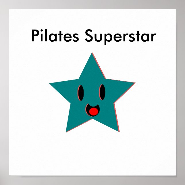Poster Pilates Superstar (Devant)
