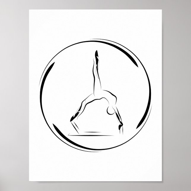 Poster Pilates sur le réformateur (Devant)