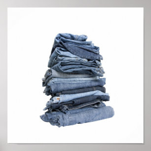 Poster pile de jeans