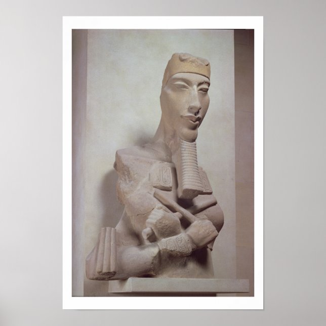 Poster Pilier d'Osirid d'Akhenaten (1365-1349 av. J.-C.) (Devant)