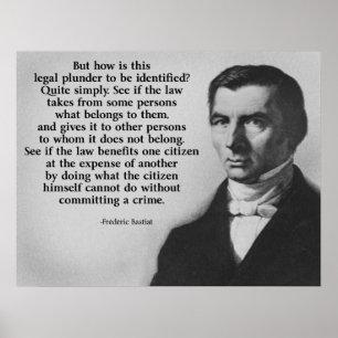 Poster Pillage de Bastiat