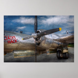Poster Pilote - Avion - Le B-29 Superfortress