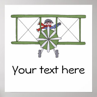 Poster Pilote d'avion