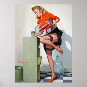 Poster Pin de glacière de l'eau