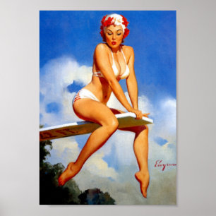 Poster Pin de plongeur