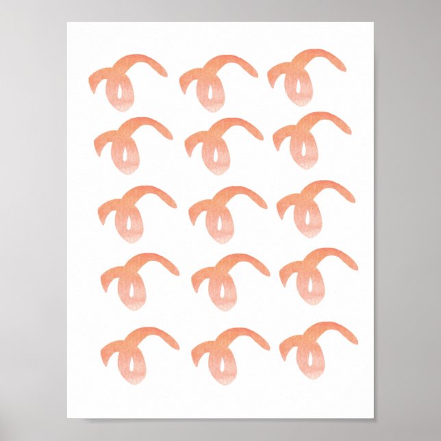 Poster Pin Tail Pig Tails Ferme Animaux Fille Anniversair (Devant)