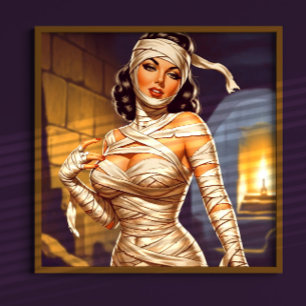 Poster Pin-up de momie vintage