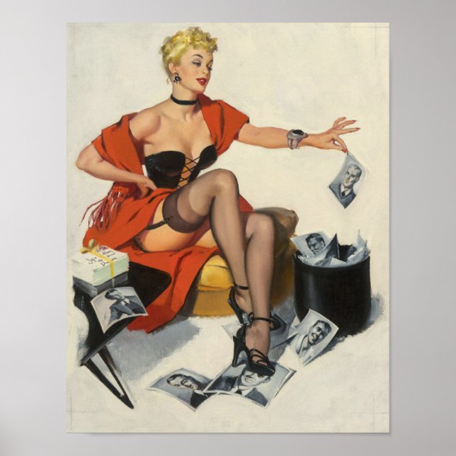 Poster Pinceau de recyclage pour hommes (Devant)