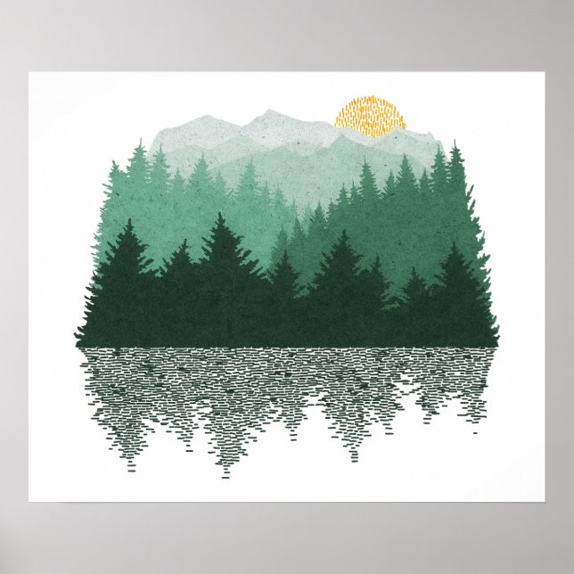 Poster Pine Forest Dash 2 (Devant)