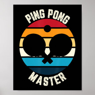 Poster Ping Pong Master Table Tennis