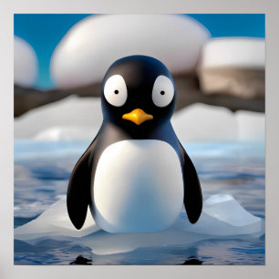 Poster Pingouin