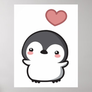 Poster Pingouin
