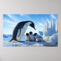 Pingouins mignons