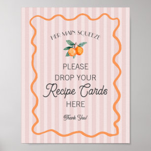 Poster Pink Cutie Main Squeeze Citrus Partager une recett