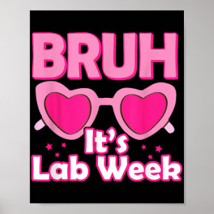 Poster Pink Lab Week 2024 Médicale Lab Science Lab Tech T