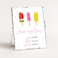 Pink Popsicle Baby shower Maman Osa Bar