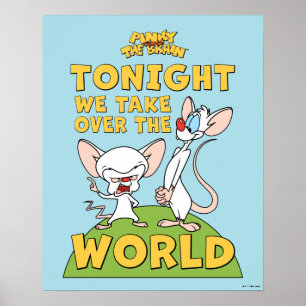 Poster Pinky et le cerveau   Reprendre Le Monde