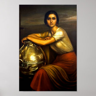 Poster Pintura "La Fuensanta" Julio Romero de Torres