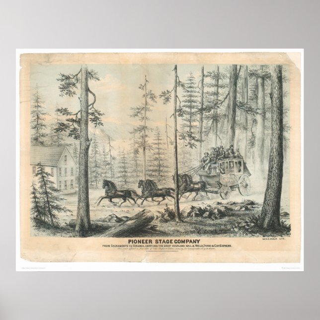 Poster Pioneer Stage Company (0065A) (Devant)