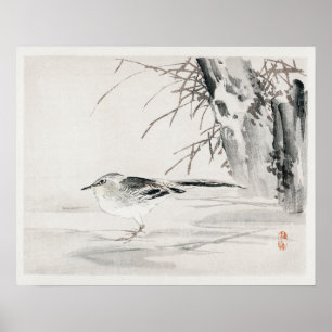 Poster Pipe tachetée par Kōno Bairei (1844-1895)