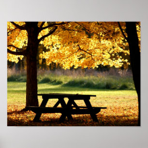 Poster Pique-nique d'automne