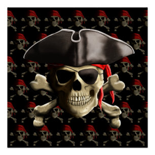 Poster Pirate Et Casquette