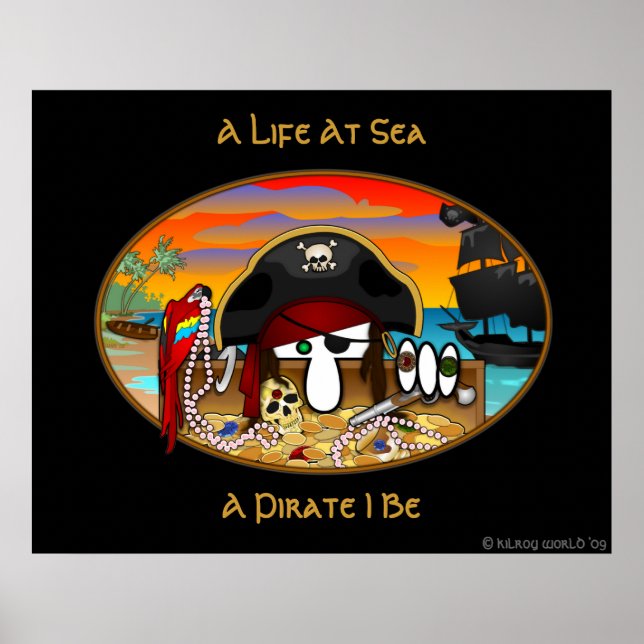 Poster Pirate Kilroy (Devant)