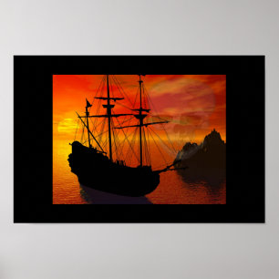 Poster Pirate Scape