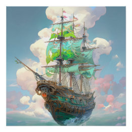 Poster Pirate Ship Art Series - Première édition #2