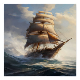 Poster Pirate Ship Art Series - Première édition #29