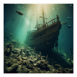 Poster Pirate Ship Art Series - Première édition #4