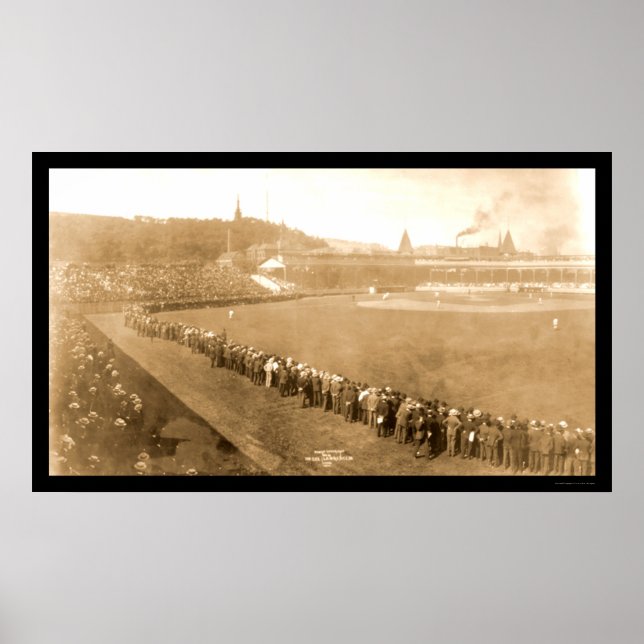 Poster Pirates Giants Baseball Photo 1904 (Devant)