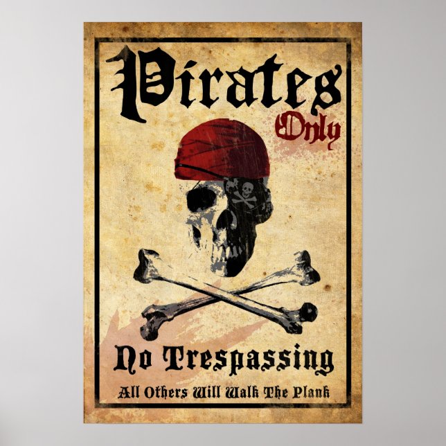 Poster Pirates uniquement (Devant)