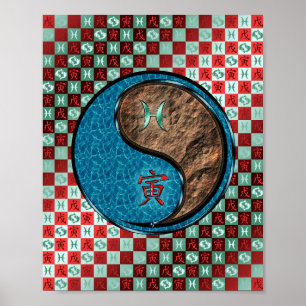 Poster Pisces & Earth Tiger