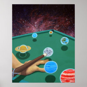 Poster Piscine de planète